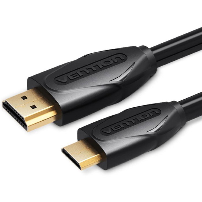 Vention Cable Mini HDMI Macho a HDMI Macho 1.5m Negro VAA-D02-B150 Vention Cable Mini HDMI Macho a HDMI Macho 1.5m Negro VAA-D02-B150